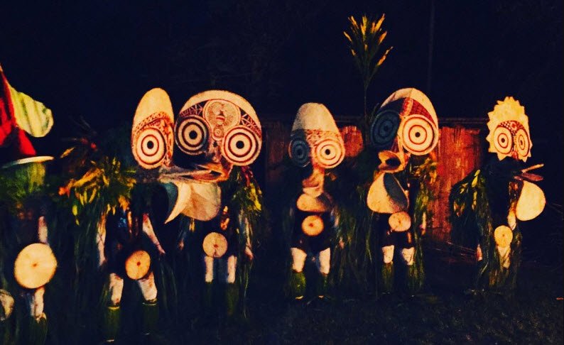 Baining Fire Dance, East New Britain, Papua New Guinea